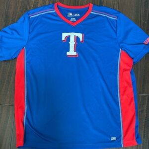 Genuine Merchandise Blue and Red TX3 Cool Tee